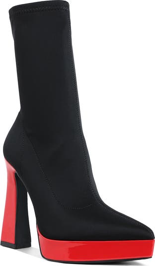 LONDON RAG Rabha Contrast Platform Boot (Women) | Nordstromrack