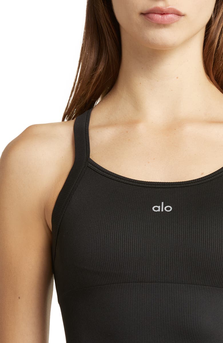 Alo Seamless Ribbed Favorite Tank, Alternate, color, 