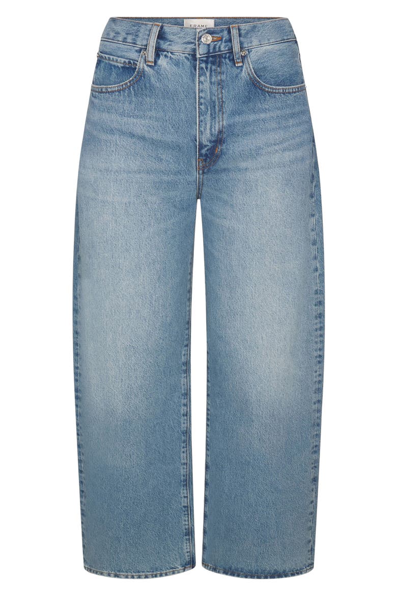 The Bow High Waist Barrel Jeans, Alternate, color, RAPTURE