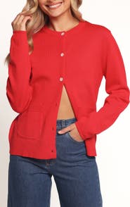 Petal & Pup Abner Crewneck Cardigan