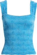 Free People Love Letter Floral Knit Camisole