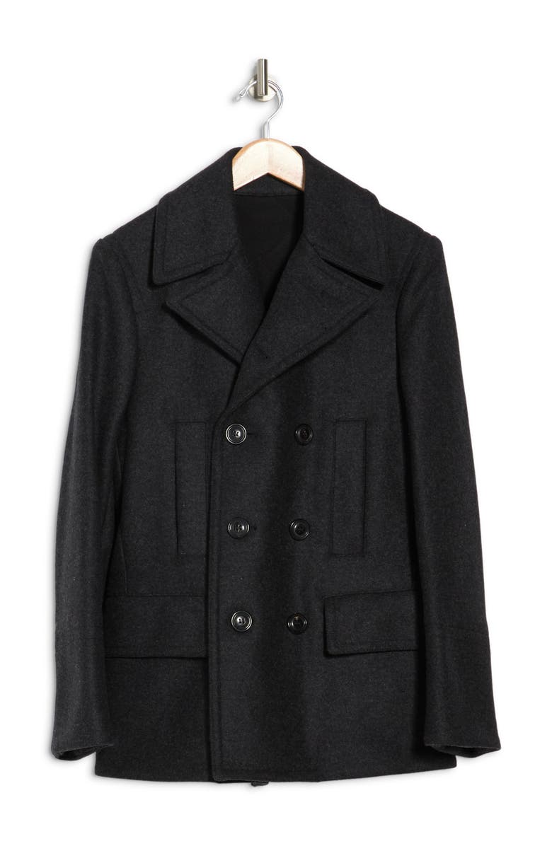 Dolce&Gabbana Double Breasted Coat, Alternate, color,