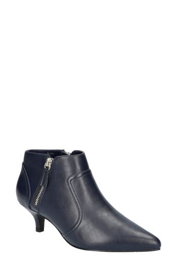 Easy Street Annalee Womens Zip Up Slip On Ankle Boots