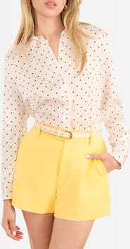 CAMI NYC Crosby Silk Charmeuse Button-Up Shirt