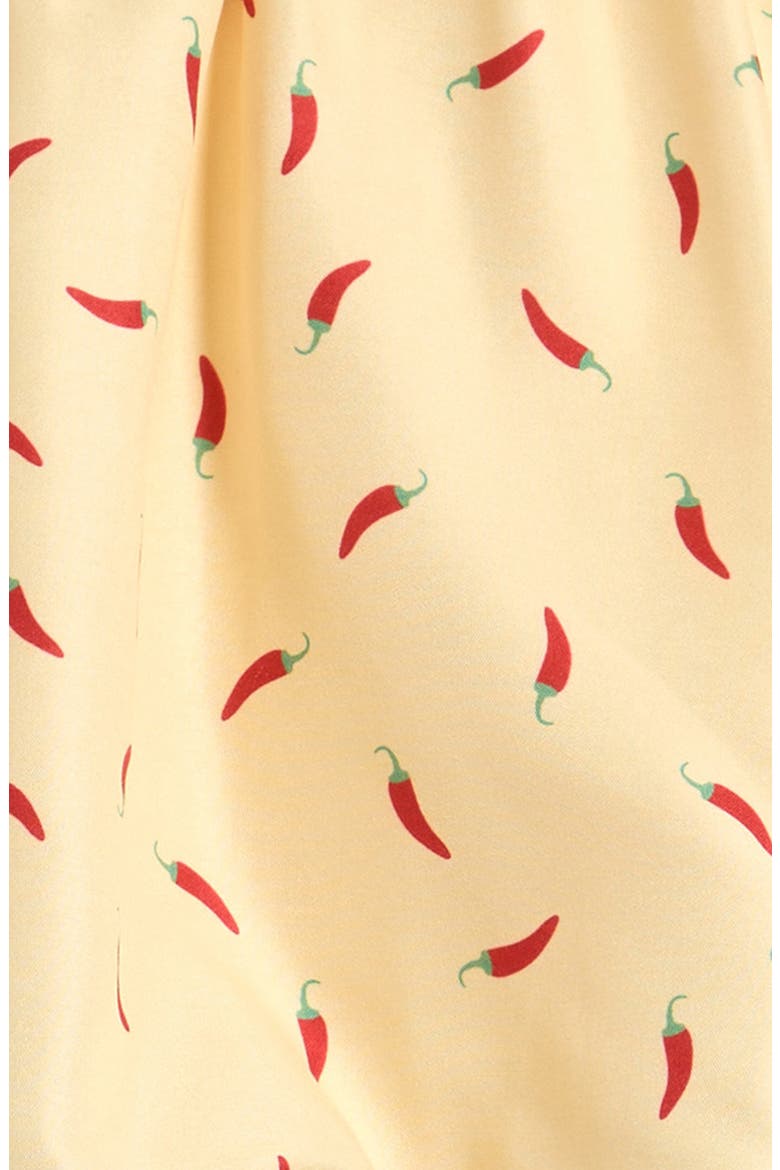 Kids' Pepper Print Skirt, Alternate, color, YELLOW