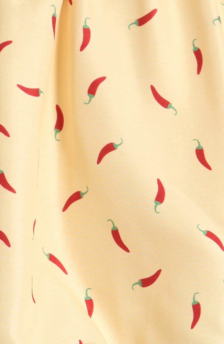 Freshman Kids' Pepper Print Skirt, Alternate, color, Yellow