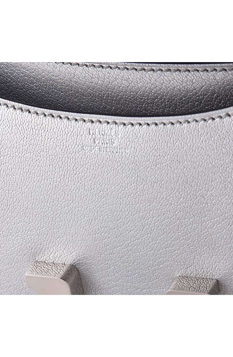 Pre-Owned Hermes Constance NM Bag Metallic Chevre Chamkilight 18, Alternate, color, Gris Argente