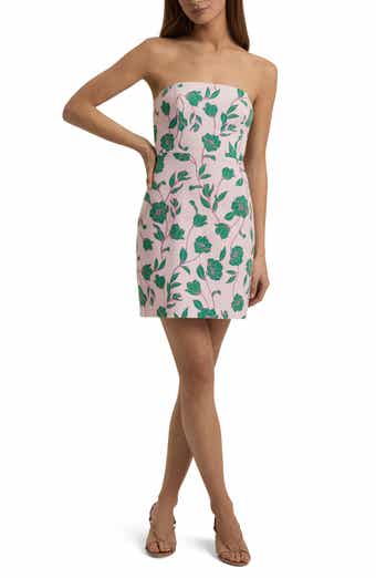 Favorite Daughter The Willow Floral Strapless Dress