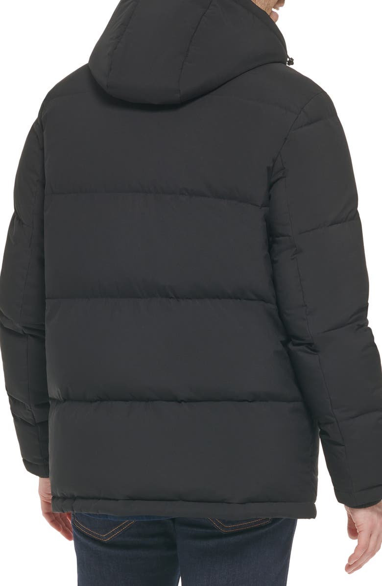 Cole Haan Faux Shearling Lined Hooded Puffer Jacket, Alternate, color,