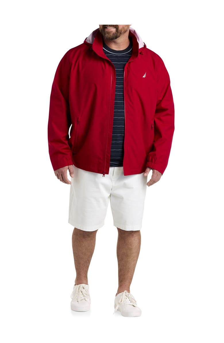 Nautica Big & Tall Anchor Bomber Jacket, Alternate, color, Nautica Red