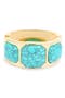 selected Gold/ Turquoise