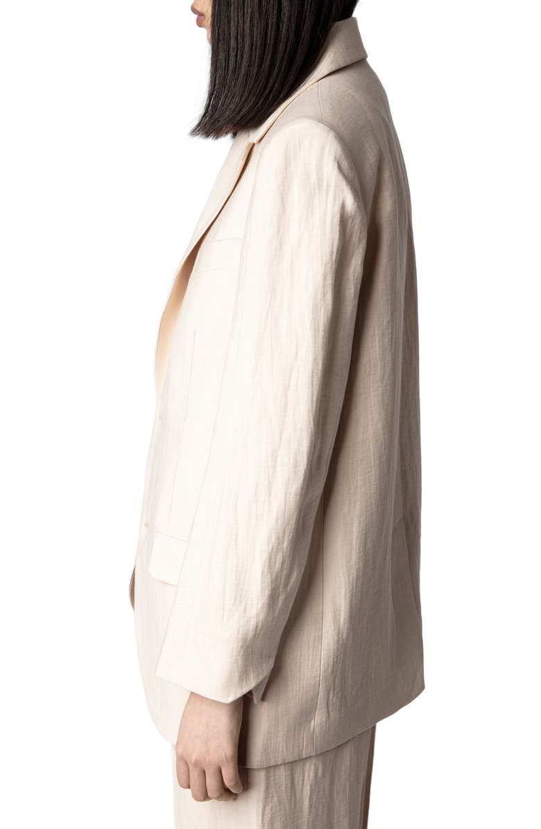 Zadig & Voltaire Two-Button Blazer, Alternate, color, 