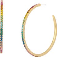 Kurt Geiger London Large Pavé Hoop Earrings