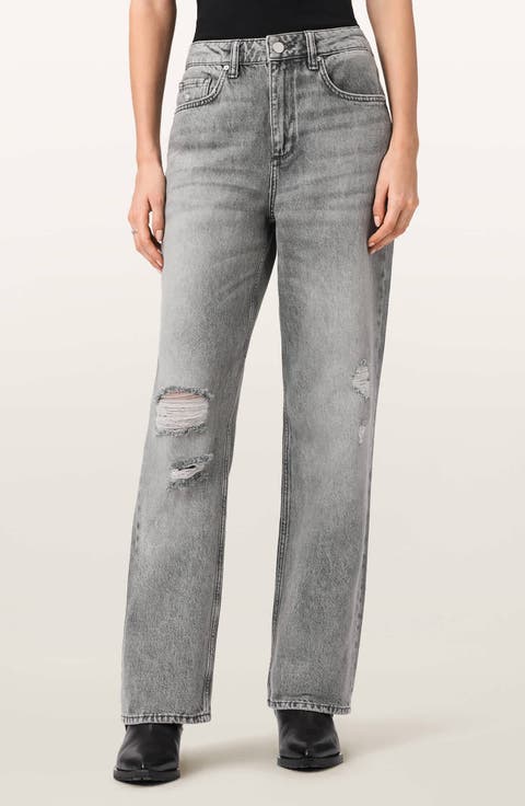Brooklyn Distressed Jeans (Destroy Grey)