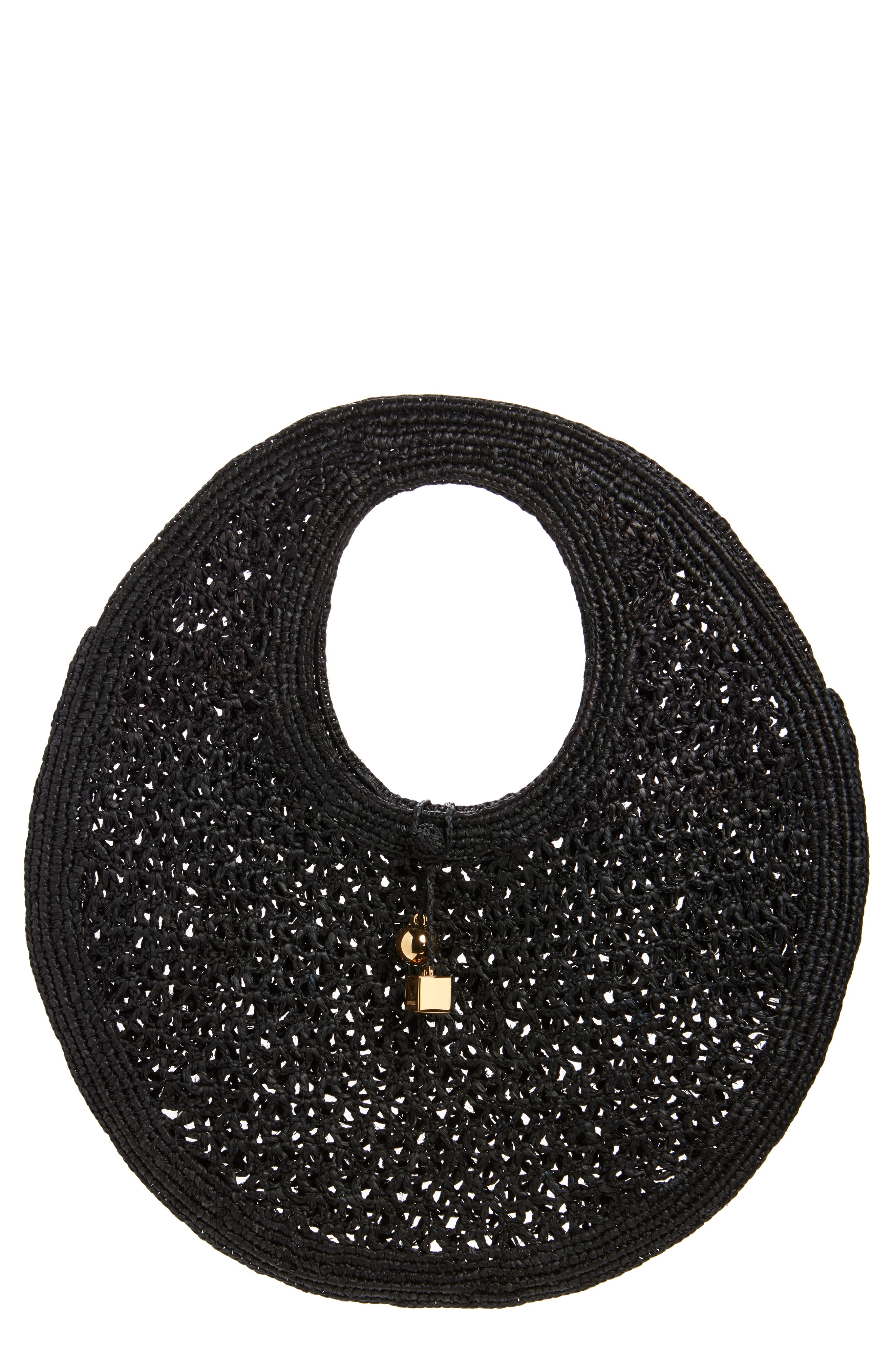 Jacquemus Le Spiaggia Round Bag, Main, color, 