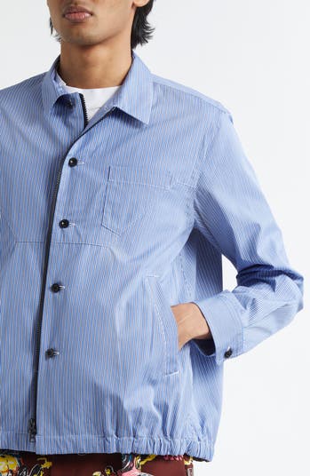 sacai 21SS Cotton Poplin Blouson ジップシャツ sacai - sacai 21SS Cotton Poplin Blouson ジップシャツの通販