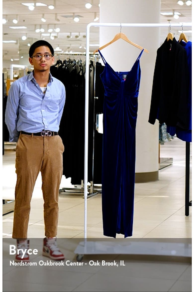 Draped Velvet Gown video