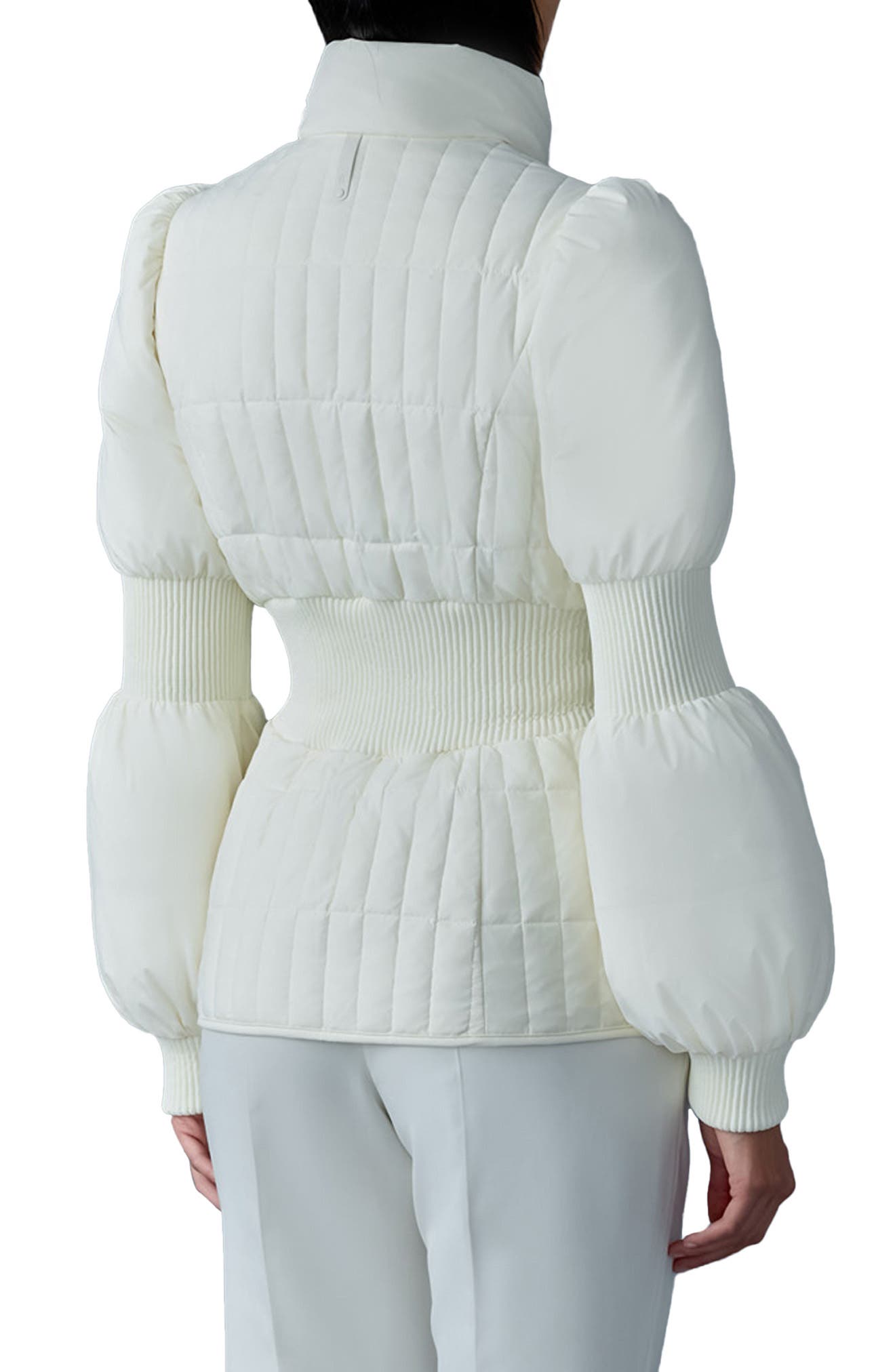 Felicia Smocked Panel Down Jacket - image 2