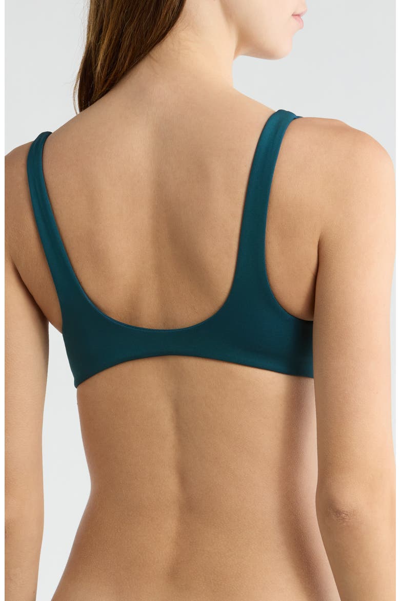 Plunge Bikini Top, Alternate, color, DEEP END