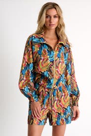 SHAN Linen Puffer Jacket