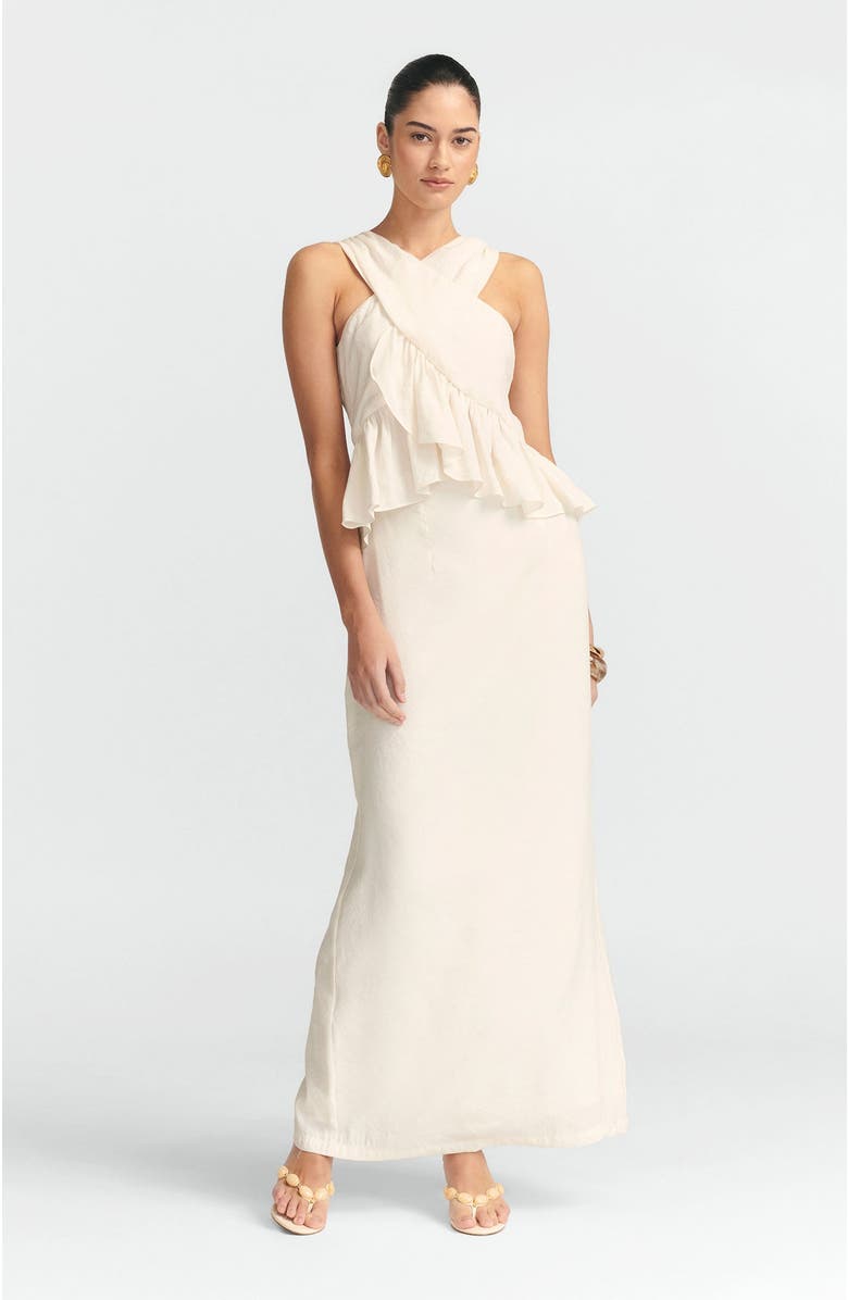 ST MRLO Aloe Maxi Dress, Alternate, color, Cream