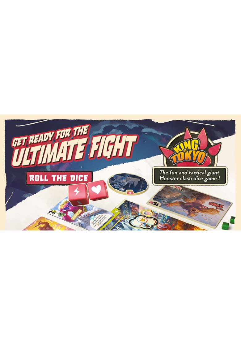 King Of Tokyo Duel Twoplayer Board Game,Ages 8+, Alternate, color, Multicolored