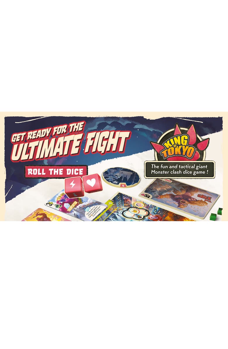 IELLO King Of Tokyo Duel Twoplayer Board Game,Ages 8+, Alternate, color, Multicolored