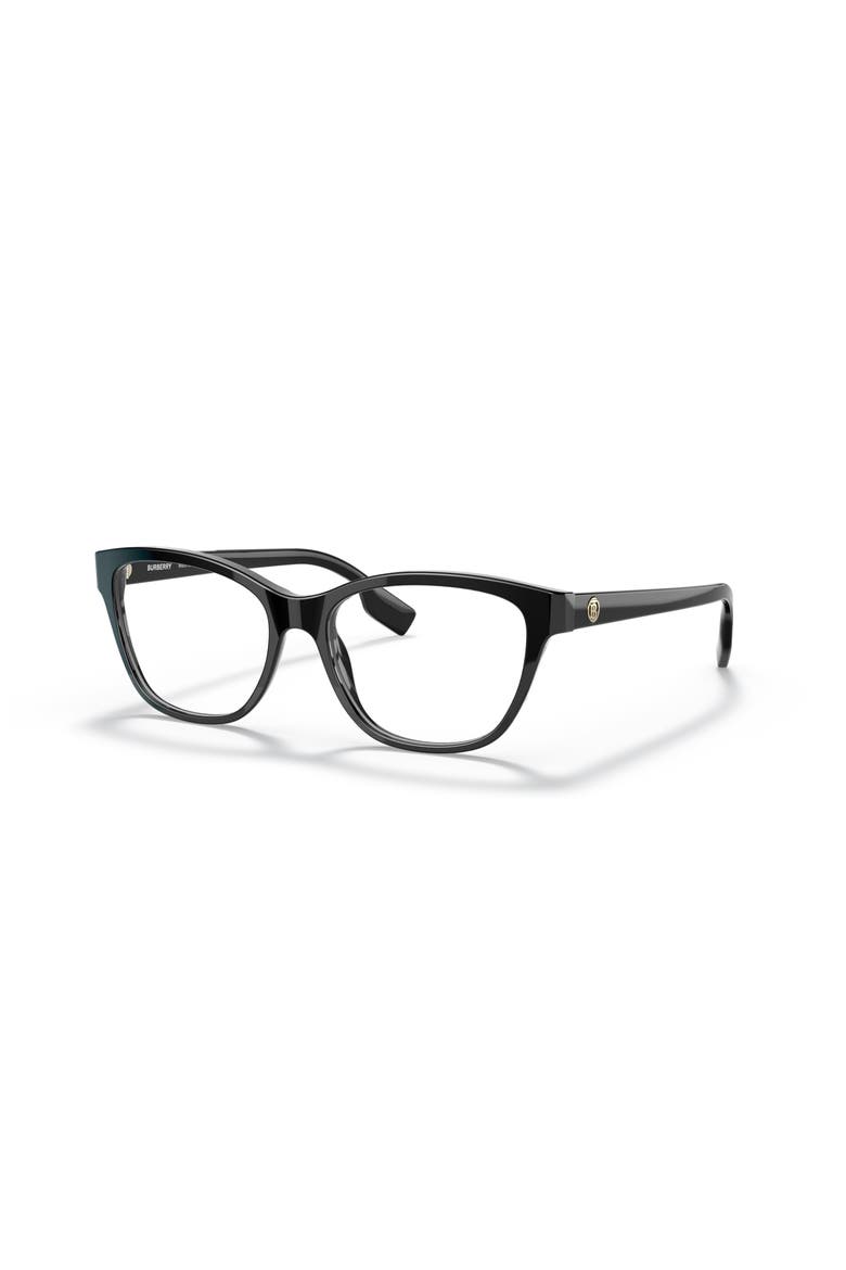 53mm Cat Eye optical glasses, Main, color, Black