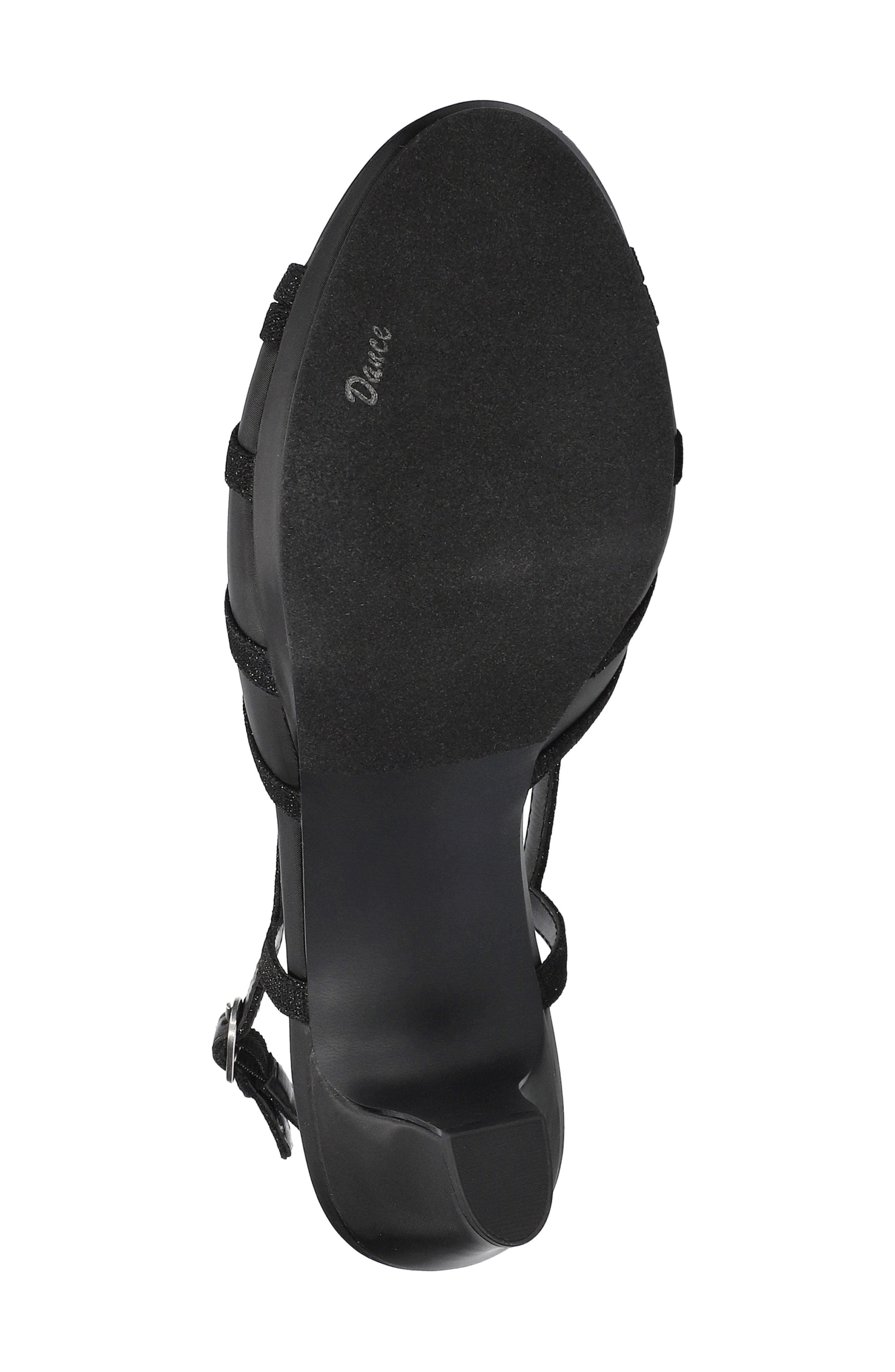 EASY STREET Nell Sandal, Alternate, color, Black Satin