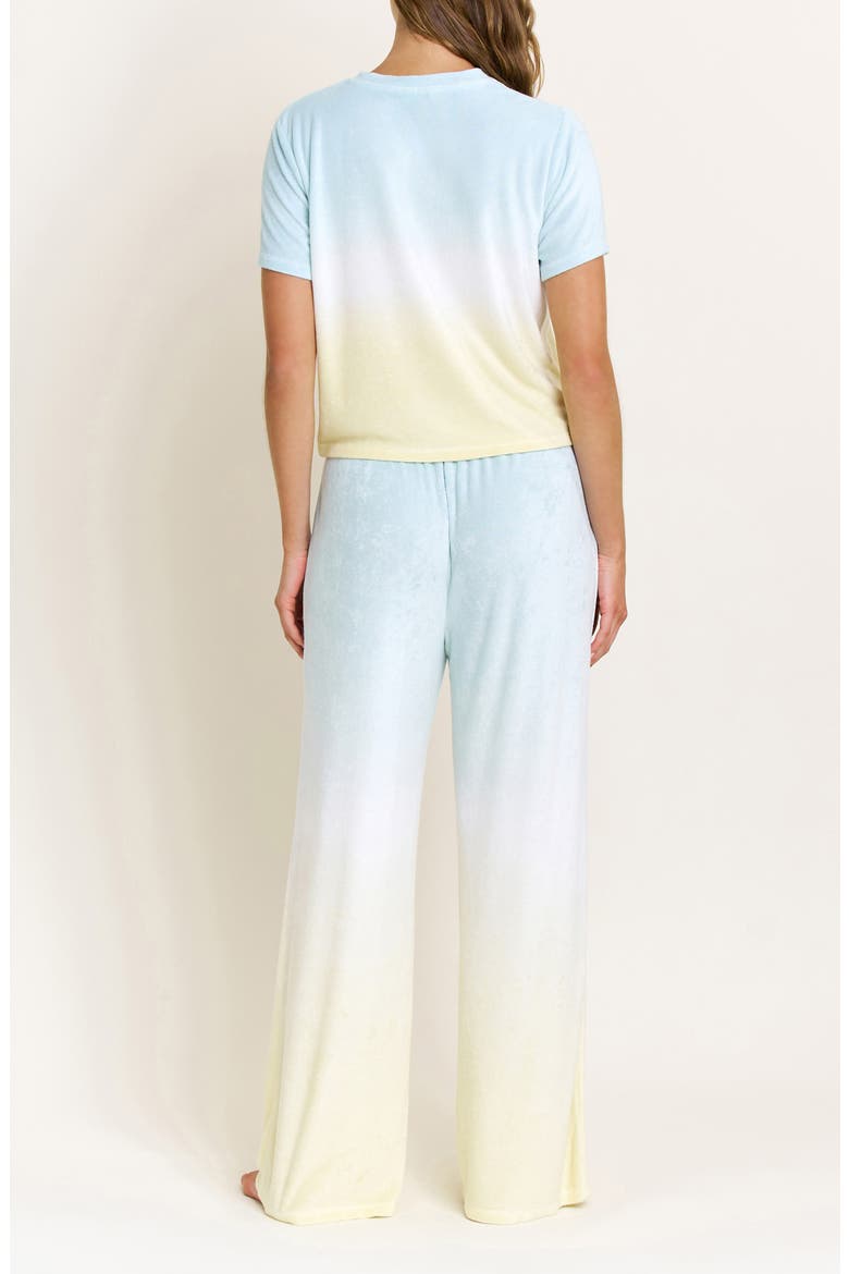 Take a Break Terry Pajamas, Alternate, color, SUNRISE DIP-DYE