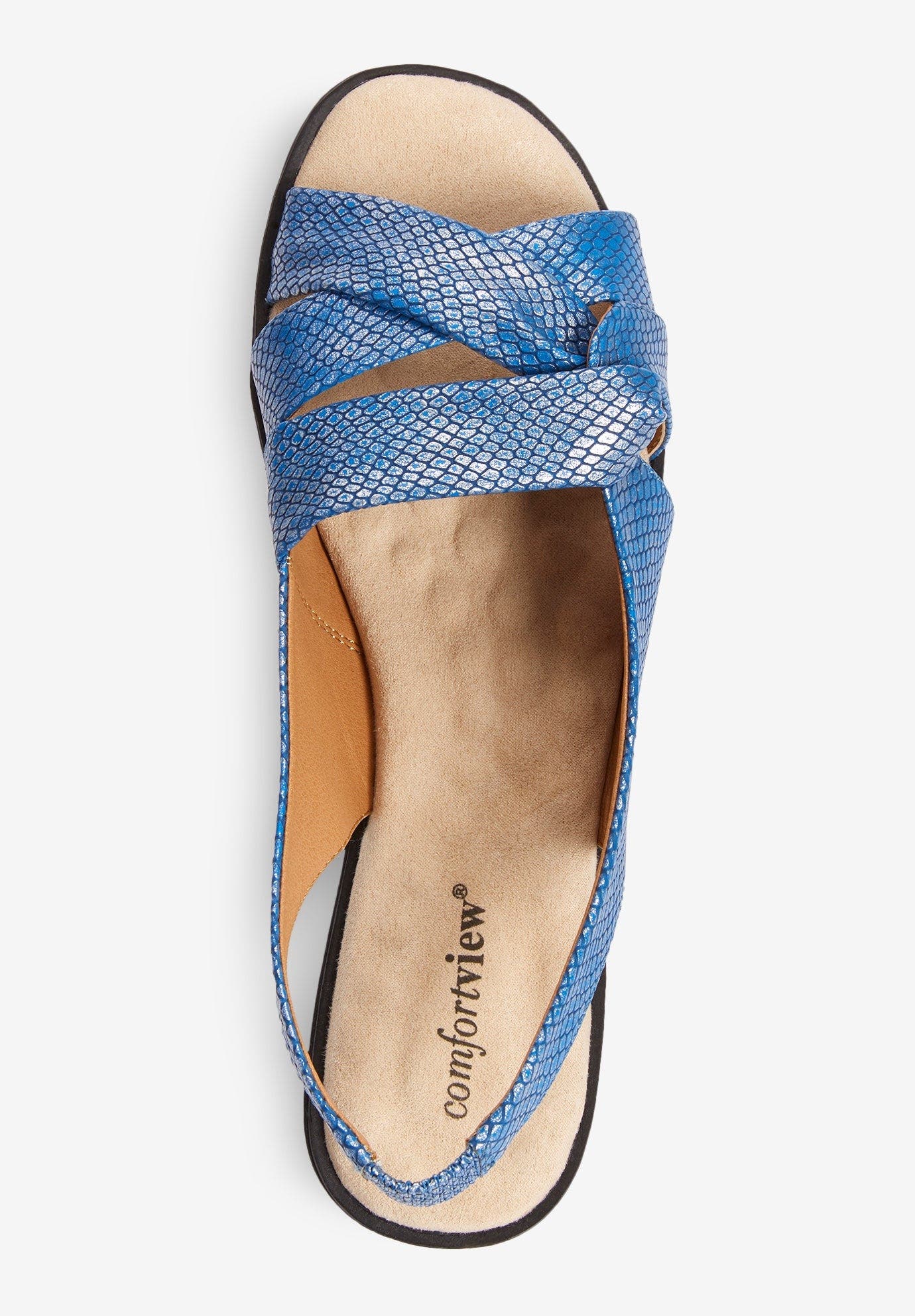 The Pearl Sandal, Alternate, color, NAVY