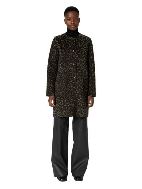 Matilda Collarless Reversible Coat