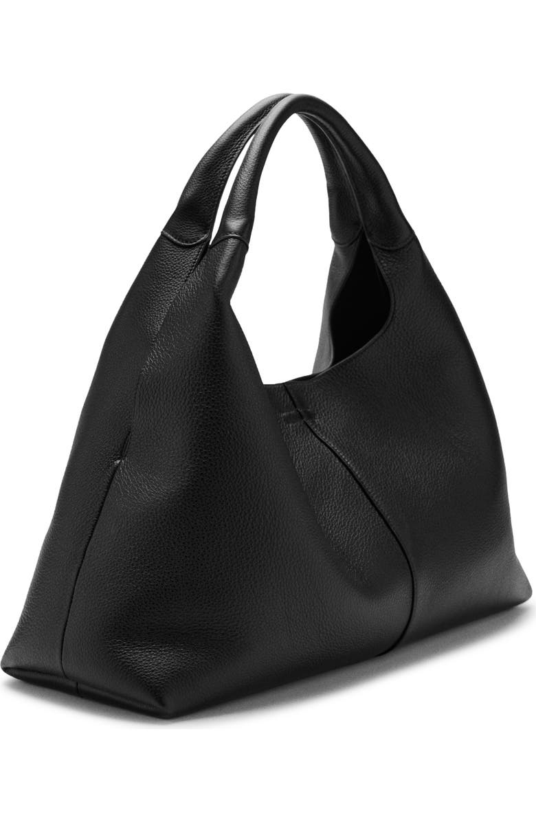 MANGO Shoulder Bag, Alternate, color, Black