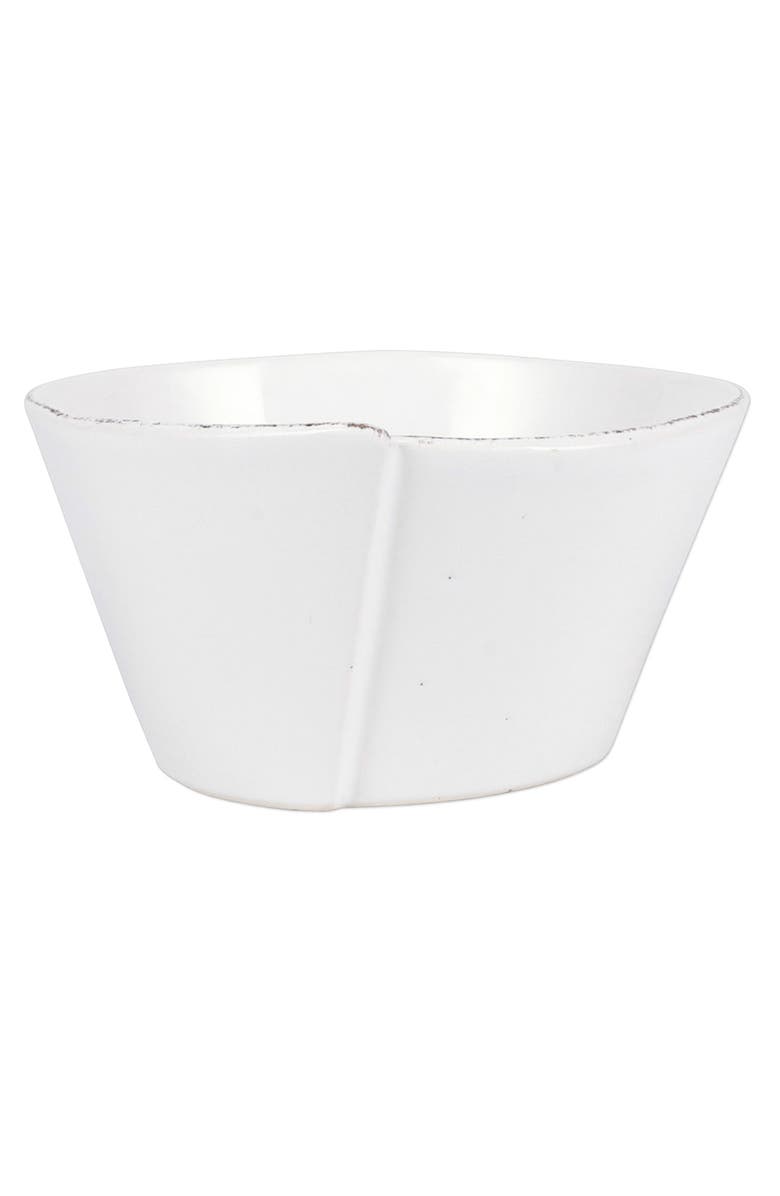 VIETRI Lastra Stacking Bowl, Main, color, White