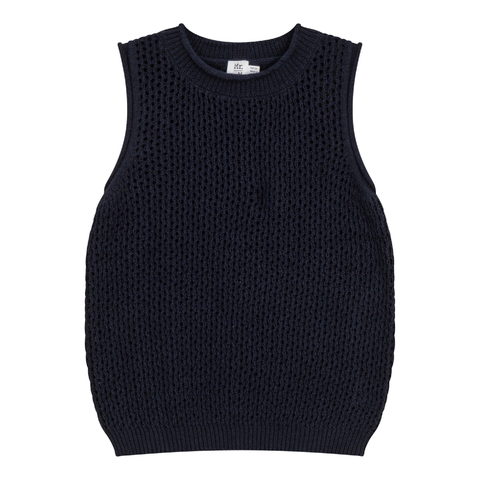 Boy Crochet Knit Sleeveless Vest (Toddler, Little Kid & Big Kid)