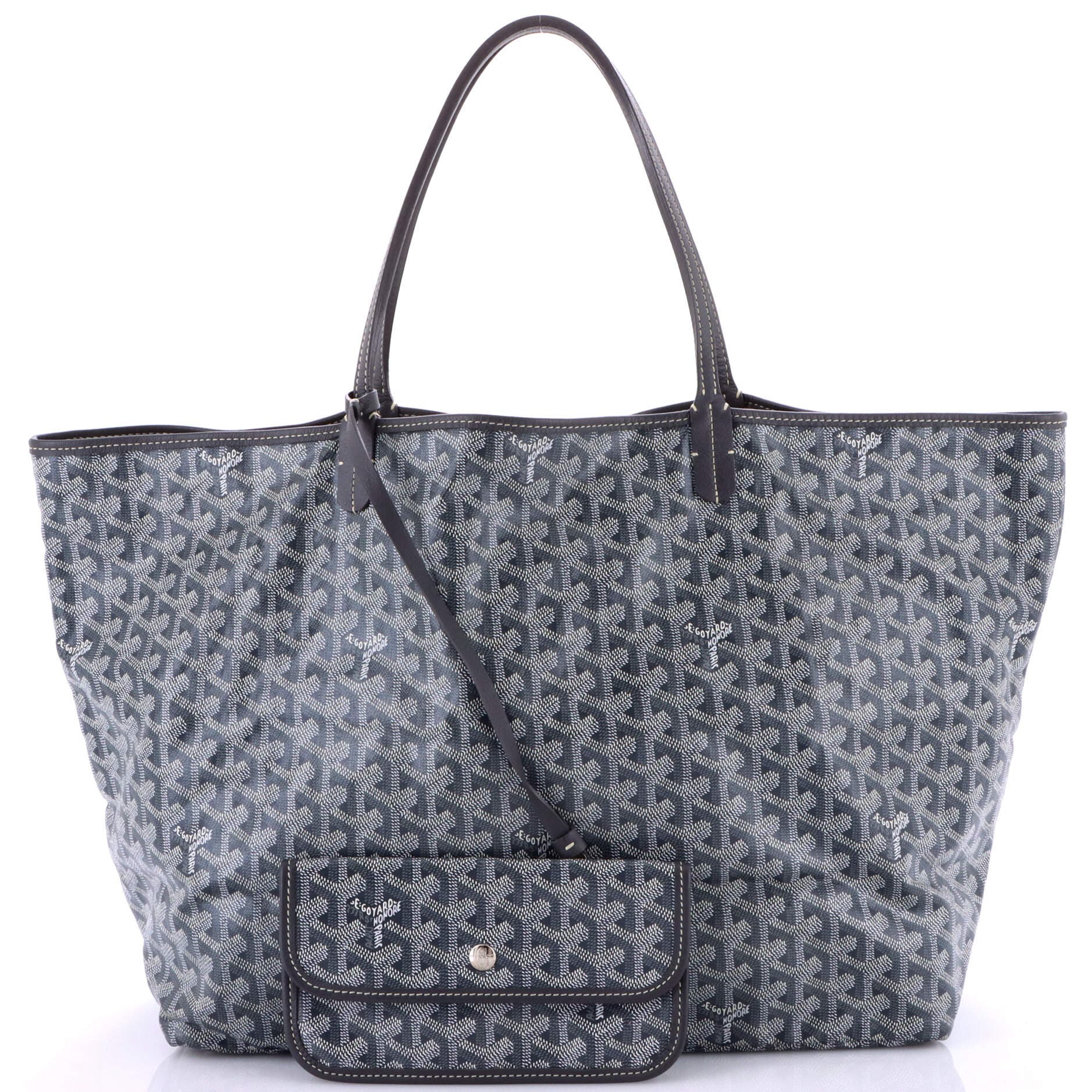 Pre-Owned Goyard Saint Louis Tote Coated Canvas GM, Alternate, color, 