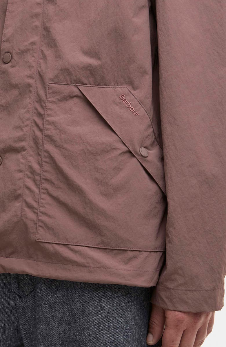 Barbour Baywick Showerproof Hooded Jacket, Alternate, color, Peppercorn