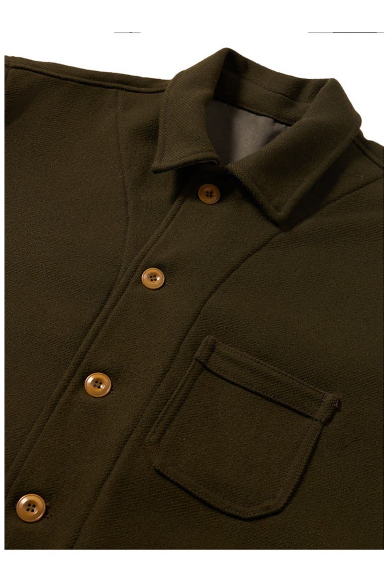 Seneca Wool Twill Jacket, Alternate, color, Military Green
