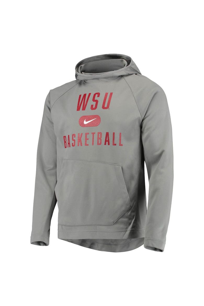 Men's Nike Charcoal Washington State Cougars Spotlight Performance Raglan Pullover Hoodie, Alternate, color, Charcoal