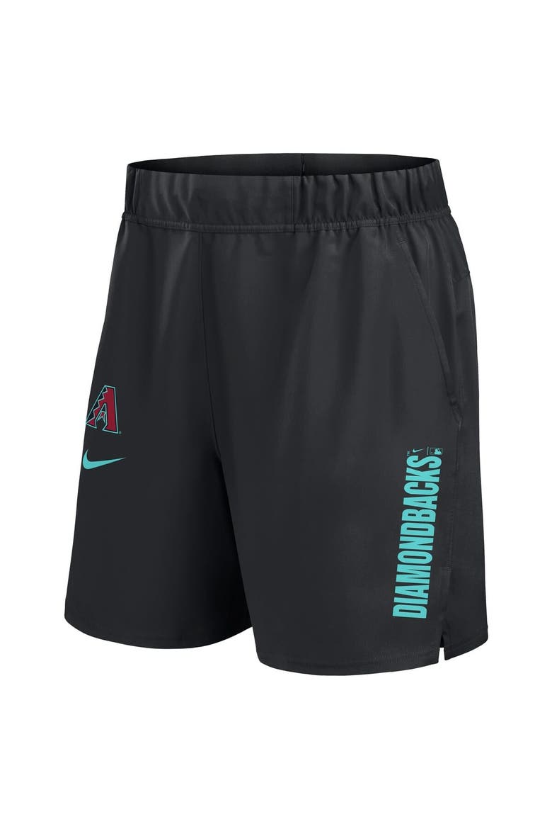 Men's Nike Black Arizona Diamondbacks Woven Victory Performance Shorts, Alternate, color, Black