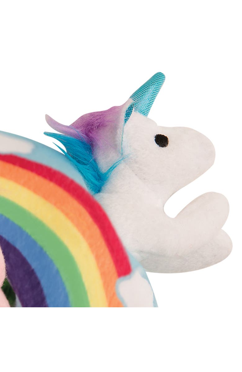 SnugArooz Hide & Seek, Rainbow Unicorn, 4 In 1 Dog Toy, 3 Unicorns Inside, Alternate, color, Multicolored