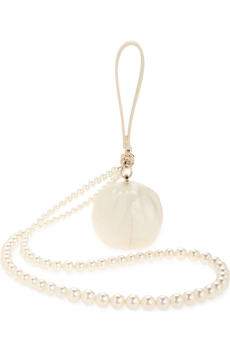 Simone Rocha Pearl Dim Sum Clutch, Alternate, color, Pearl/ Pearl