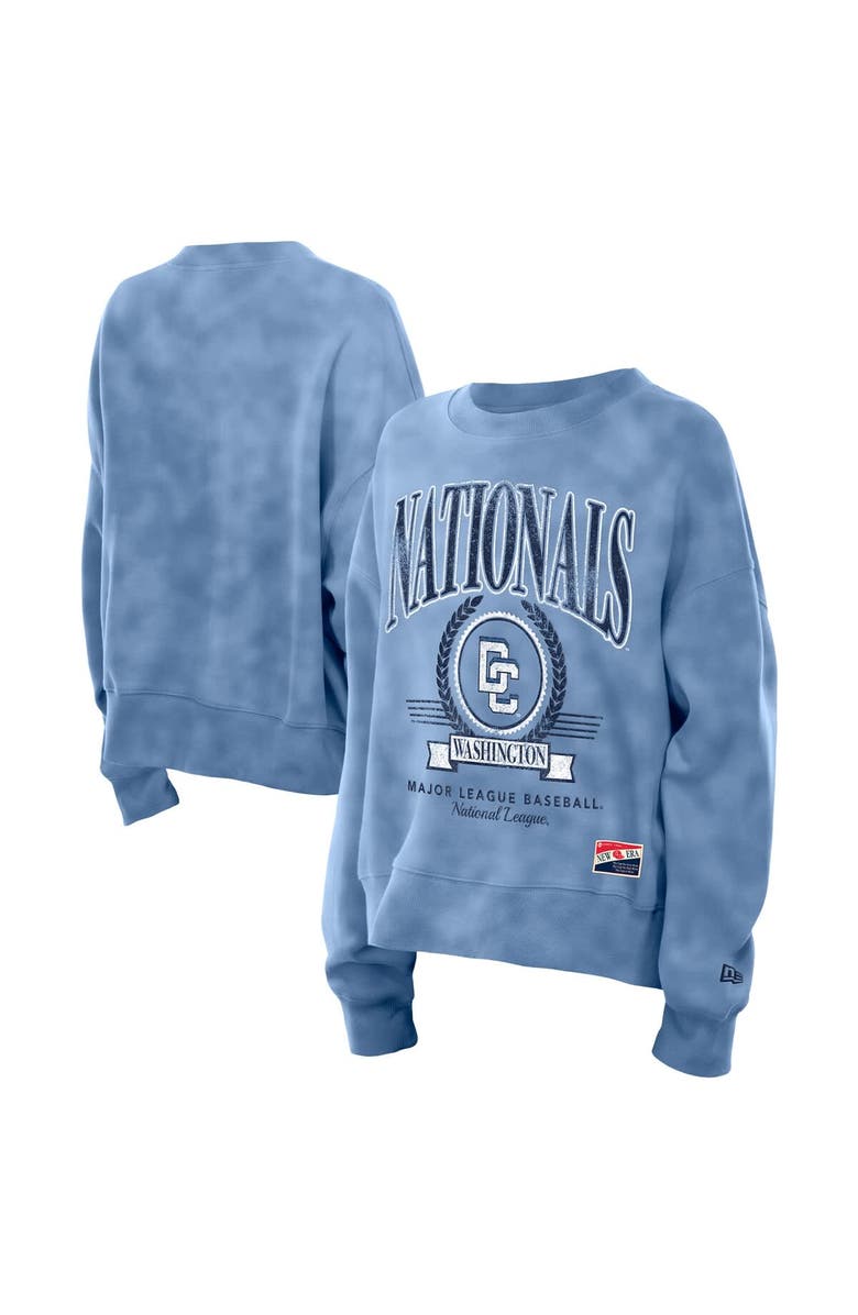 New Era Women's New Era Blue Washington Nationals 2025 City Connect Pullover Sweatshirt, Alternate, color, Blue