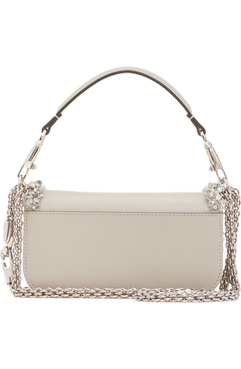 Valentino Garavani Small Jeweled Locò Leather Shoulder Bag, Alternate, color,