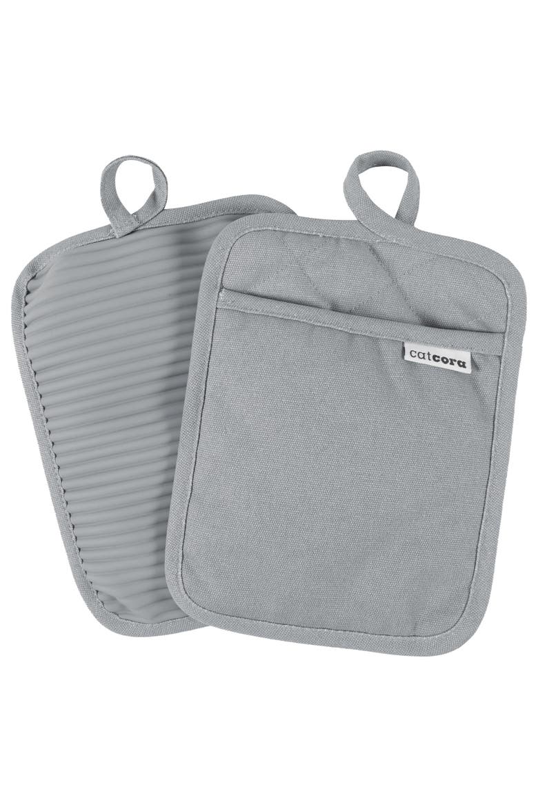 Cat Cora Silicone Pot Holder, Main, color, Gray