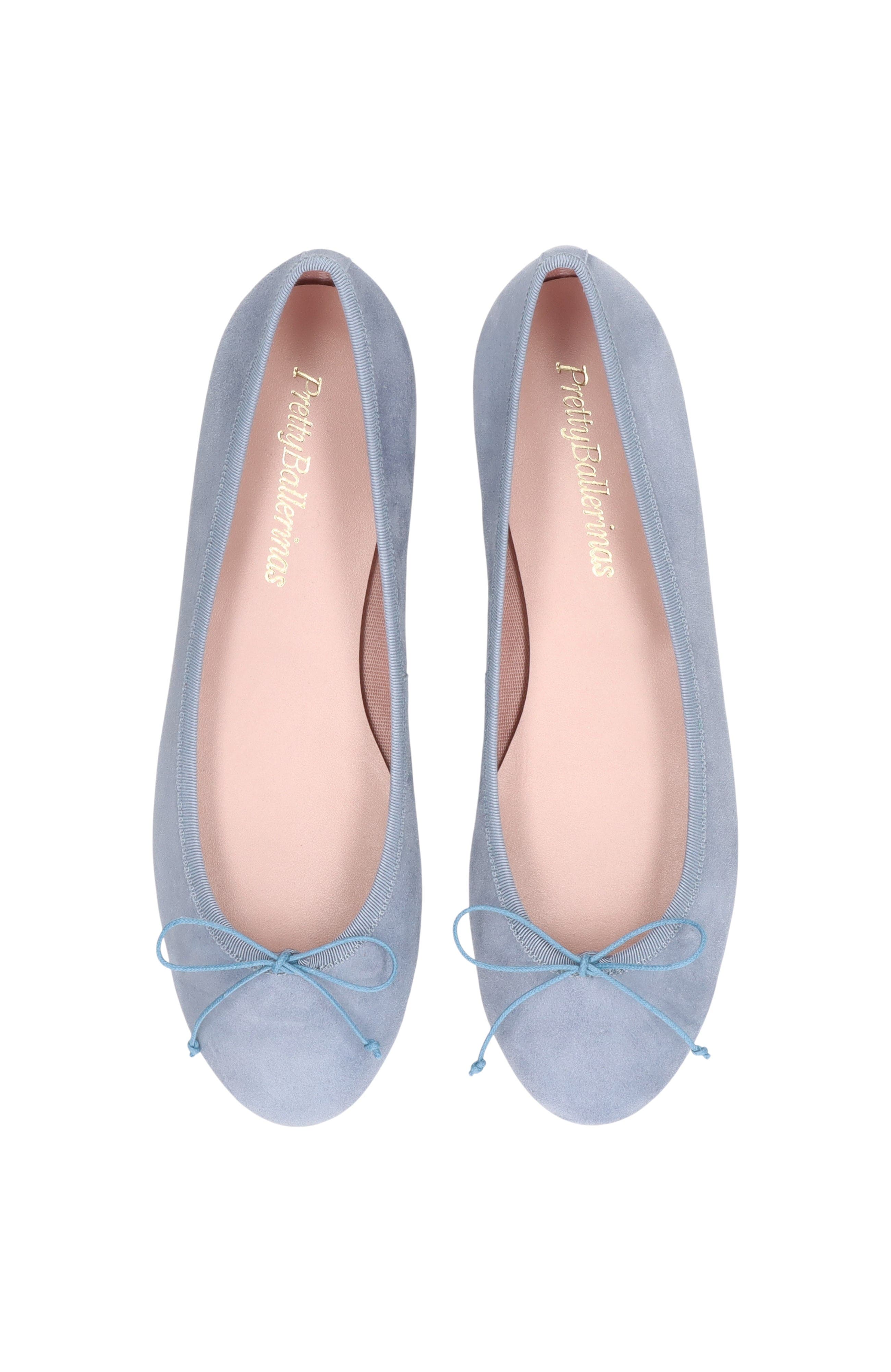 Round Toe Ballet Flat, Alternate, color, Light Blue