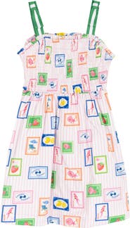 Rare Editions Kids' Printed Smocked Sundress