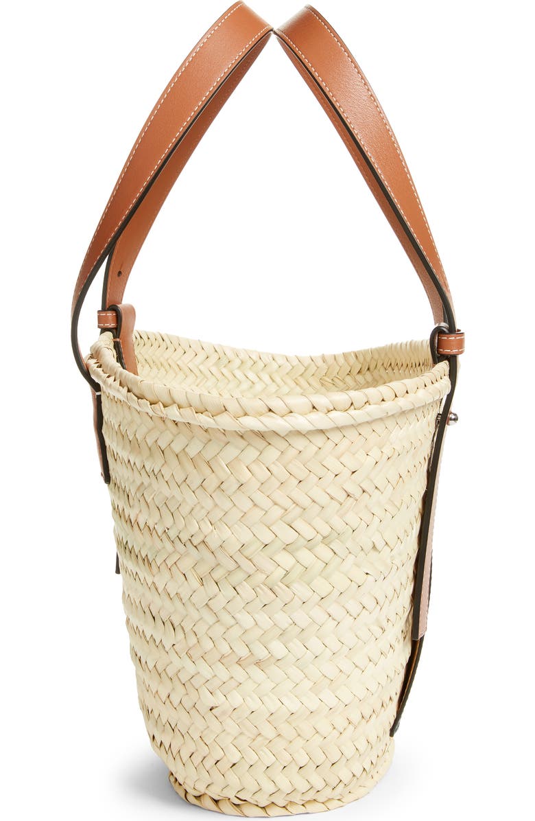 Loewe x Paula's Ibiza Palm Leaf Basket Bag, Alternate, color,