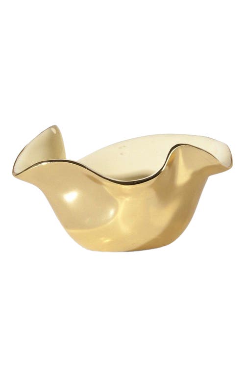 Lunares Ruffled Small Bowl In Multi