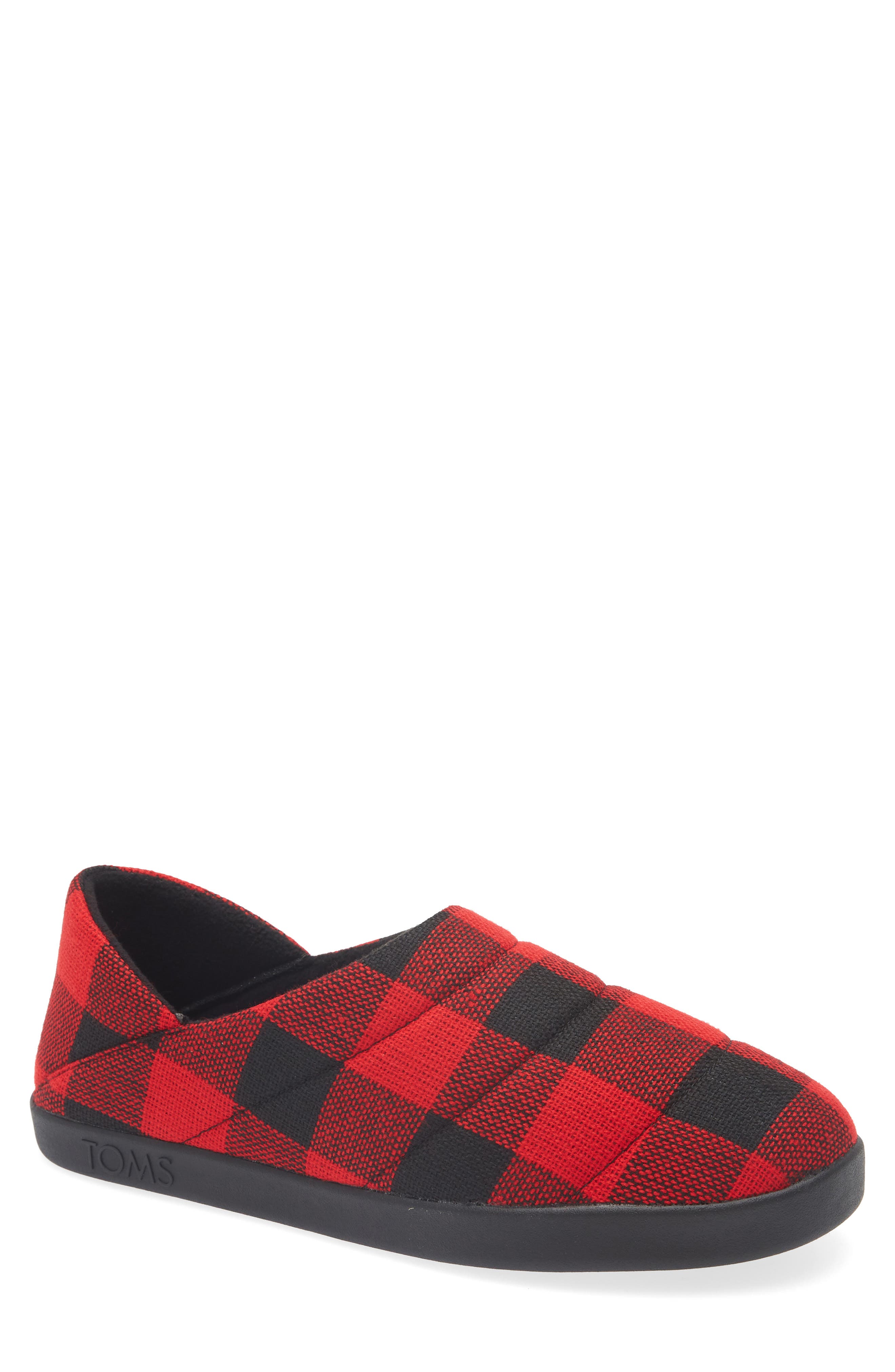 TOMS Ezra Buffalo Plaid Slipper, Main, color, 